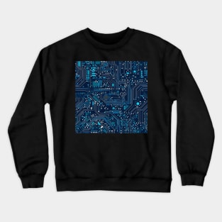 Circuit Board design illustration Crewneck Sweatshirt